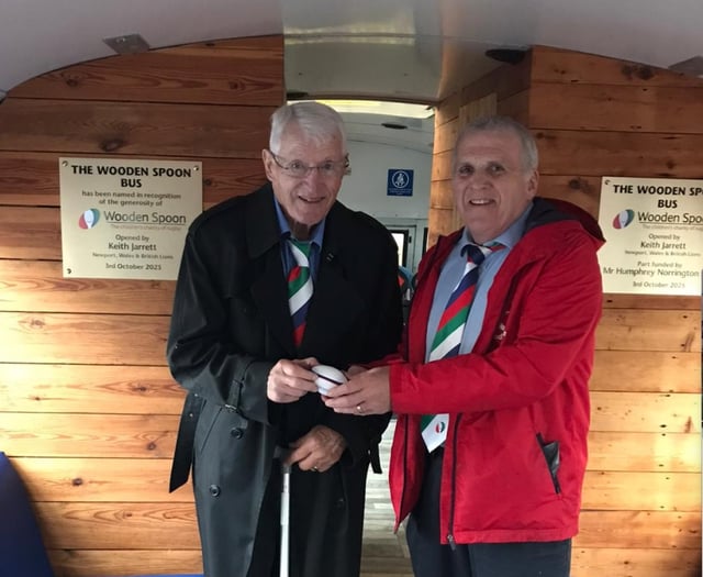 Rugby legend Keith Jarrett opens children's hub