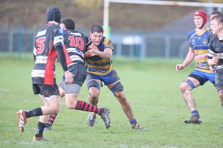 Logan makes a tackle