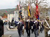 Solemn service to remember the fallen