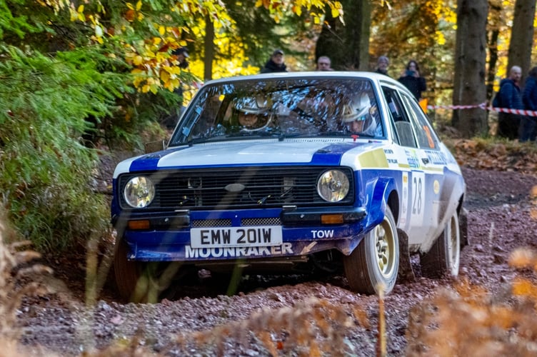 It was all systems go for rally racing in the Wyedean Stages on Saturday. Photo: James Townley