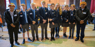 Welsh pupils attend COP30 in Brazil