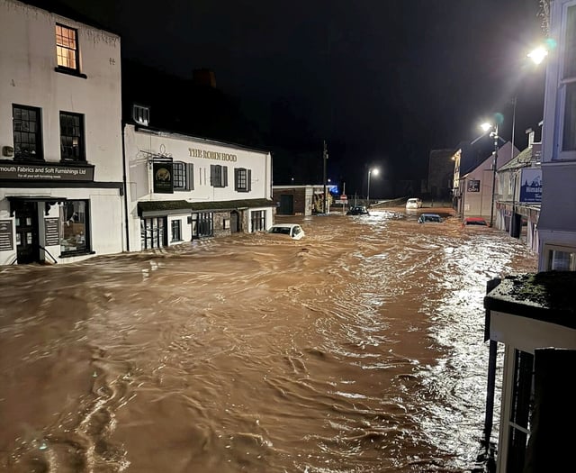 Clean-up operation continues after Storm Claudia devastates Monmouth