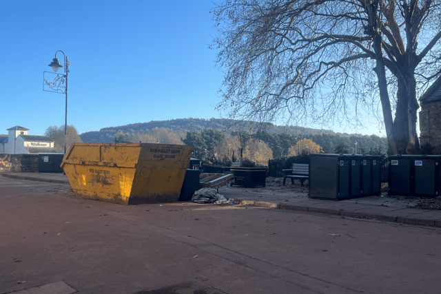 The cleanup continues in Monmouth