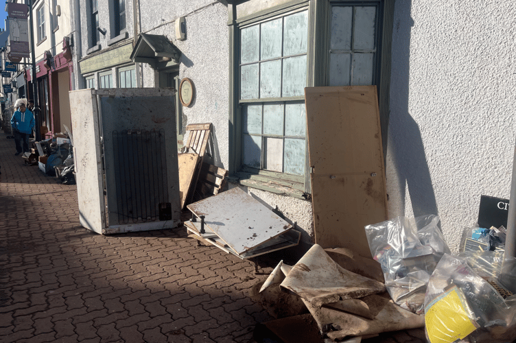 The clean up continues in Monmouth 