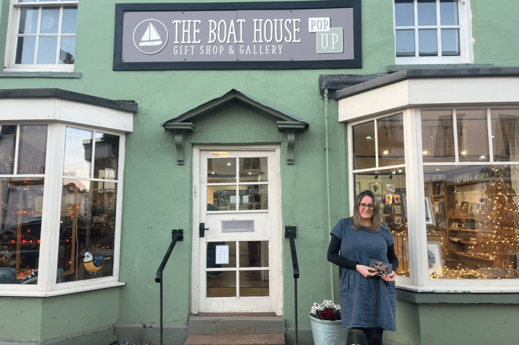 Jenny Chuter, owner of The Boat House Gift Shop and Gallery 