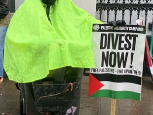 County man arrested during silent vigil in London