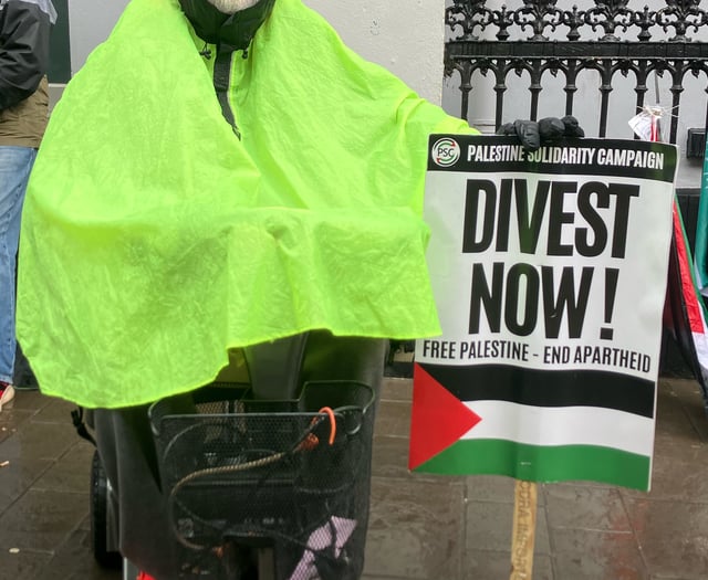 County man arrested during silent vigil in London