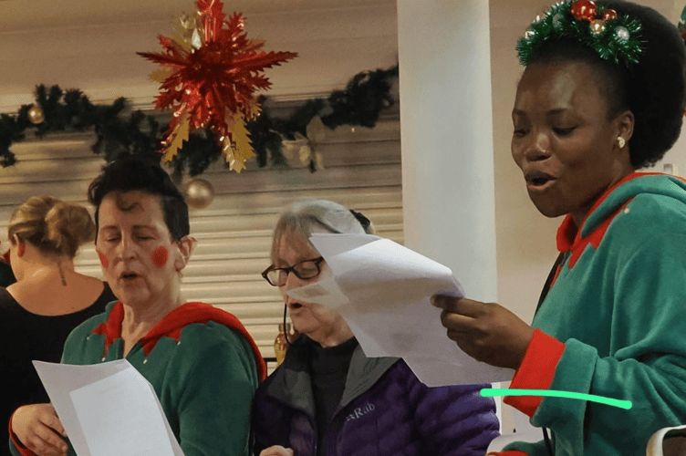 Christmas event at Gibraltar Nursing Home 
