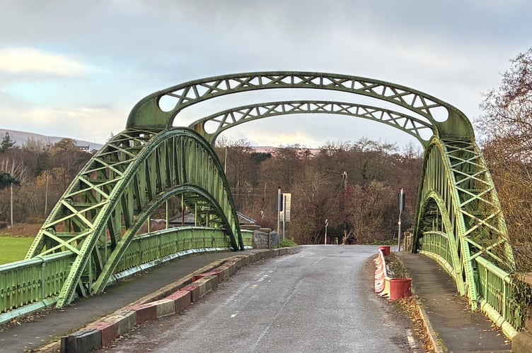 The Chainbridge near Usk