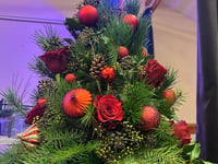 Floral demonstration at Priory Rooms
