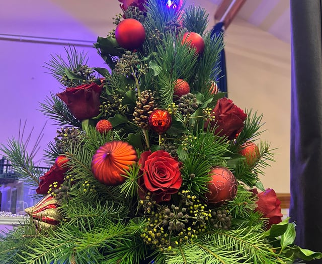 Floral demonstration at Priory Rooms