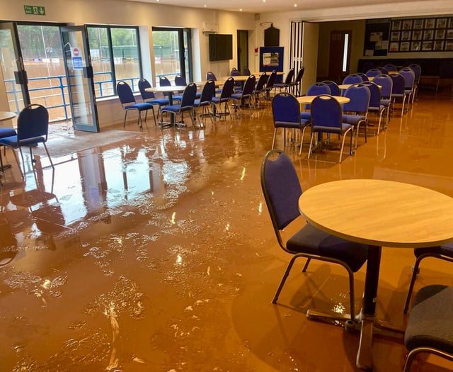 Sports association launches £12k appeal to restore flood-hit pavilion 