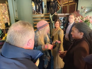 Tory leader Badenoch visits Monmouth to hear about the flooding 