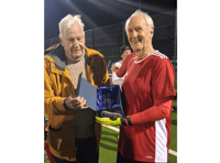 Colin, 80, shows age no barrier to kicking on