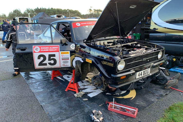 The Weir Rallying Chepstow Escort RS1800 in service 