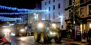 Tractors bring festive spirit to Monnow Street