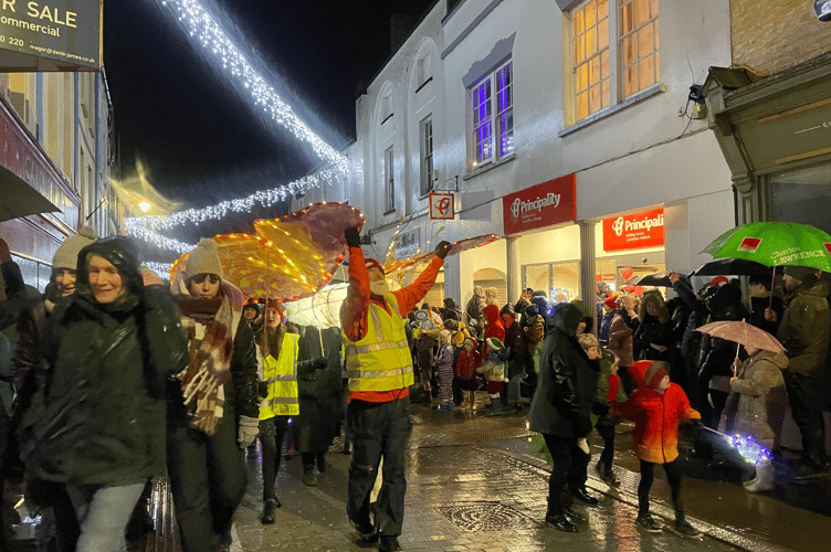 Lots of people participated at Monmouth Lantern Parade 2025 