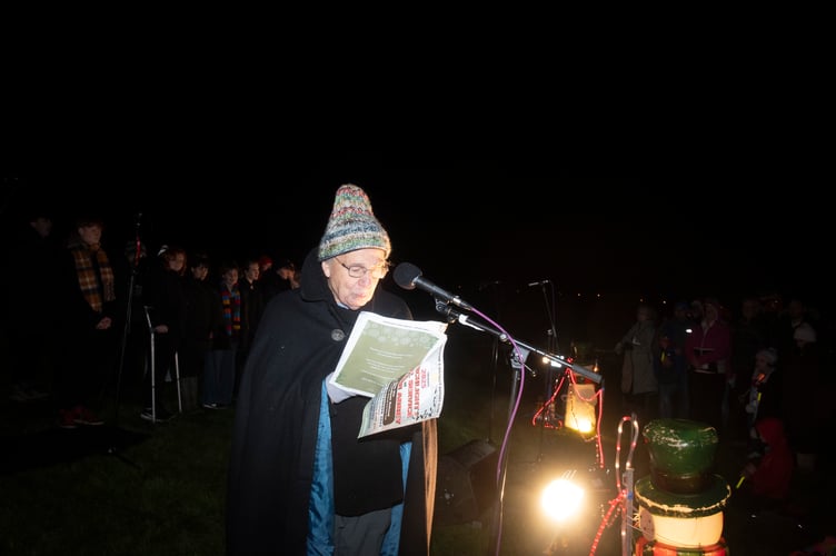 Rev Mike Kippax led the service.