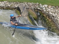 Sid makes a splash as European slalom canoeing champion