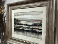 Flood damaged painting auctioned to support artists