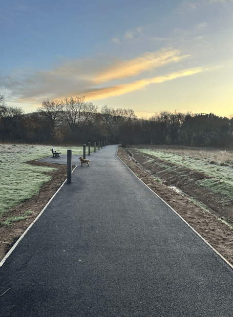 Active Travel route between Kingswood Gate and Monmouth town centre opened