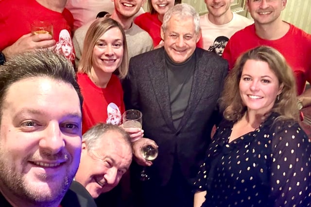 Dominic sings with the stars in TV's Royal Variety Show 