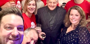 Dominic sings with the stars in TV's Royal Variety Show 