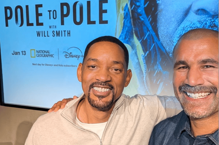 Richard Parks travelled to LA to help promote the show with Will Smith