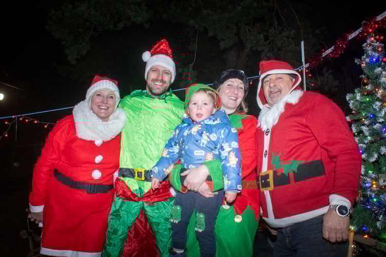 Lisa and Ben Taylor, Kate Downey, Tate Taylor, and Neil Roberts.