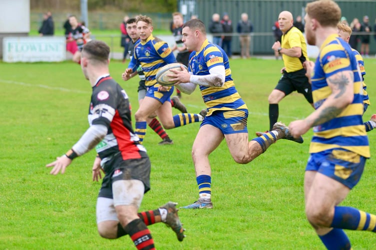 Lewis Bates kicked a conversion for Monmouth. File photo: GARETH ROBERTS