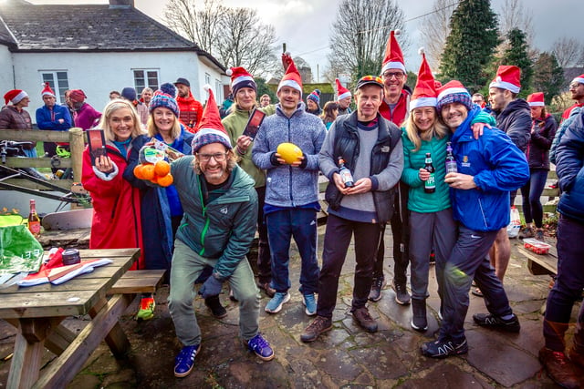 Fawr power as festive fell runners stride up Skirrid 