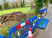Road damaged by lorry shedding timber load closed for five weeks  