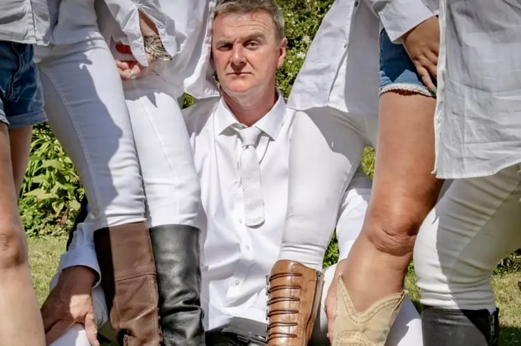 The Brockweir calendar shoot in aid of restoring the village pub had been "great fun"