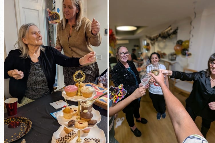 Gibraltar Nursing Home New Year celebration