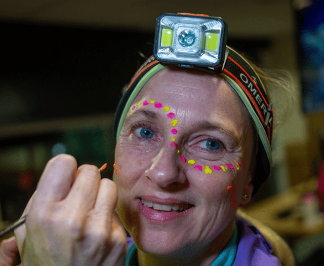 Runners dazzle in Rogue Runs night race