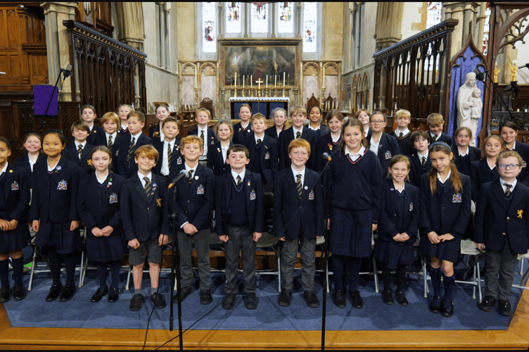 Haberdashers' Monmouth School Choir performance singing a Jake Thackray song. 