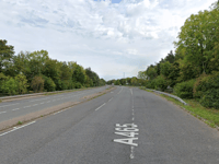 Man arrested as collision shuts A465 near hospital