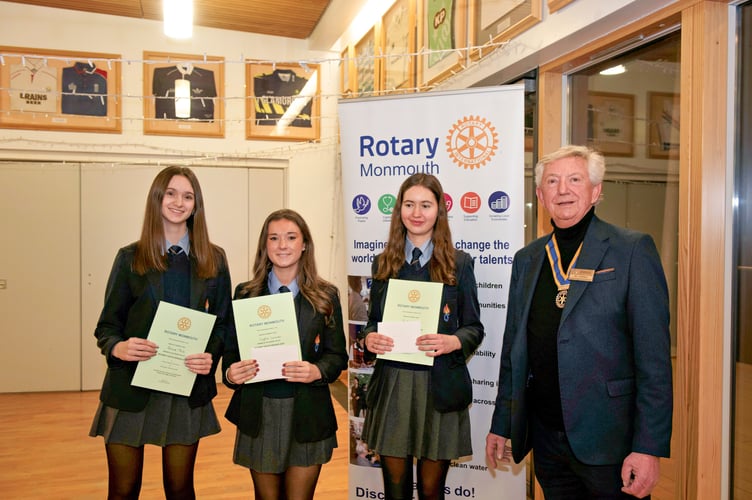 Senior Haberdashers team of Juniper Hall, Elin Pickett and Grace Lewis