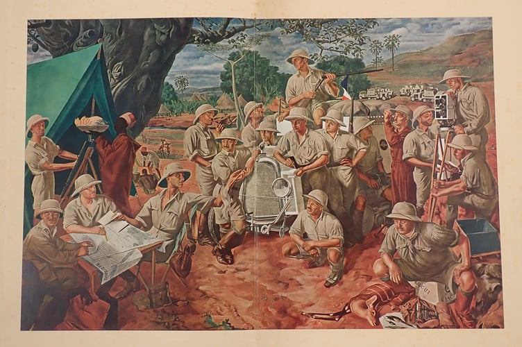 Illustration From 1920's Africa Expedition