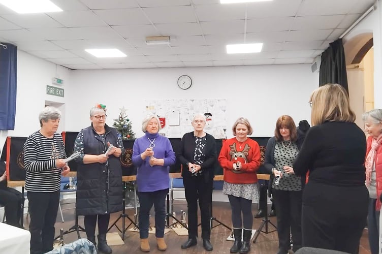 Having a go with handbells