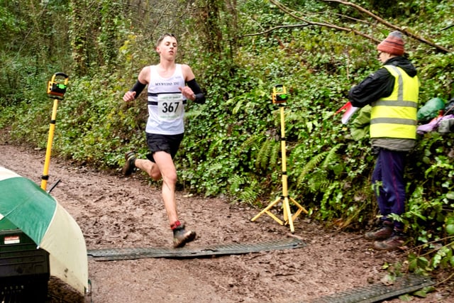 Runners reach for the skies in Kymin Winter Hill race