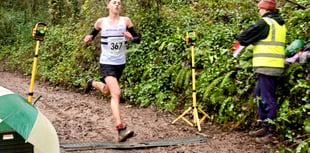 Runners reach for the skies in Kymin Winter Hill race