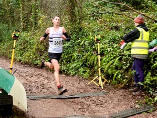 Runners reach for the skies in Kymin Winter Hill race