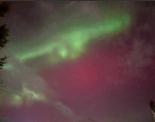 More photos captured of the Northern lights in Mathern- by Tara Owen