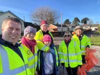 Monmouth Volunteers Tackle Litter