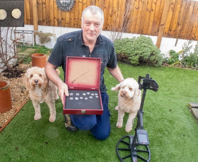 'Mini hoard' of silver coins found in field