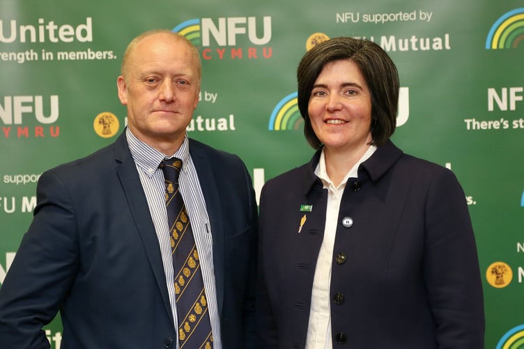 NFU Cymru President and Deputy President 