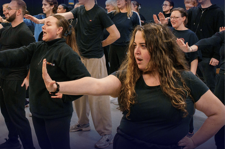 Perform Chepstow Sister Act rehearsals (Images by Ellis)