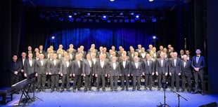 Male voice choir give a virtuoso performance at Borough Theatre.