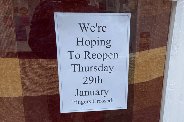 Pasty Heaven hoping to reopen on January 29